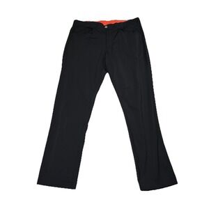 Redvanly Kent Pant Golf Pull-On Stretch Trousers Black Tuxedo Mens MED